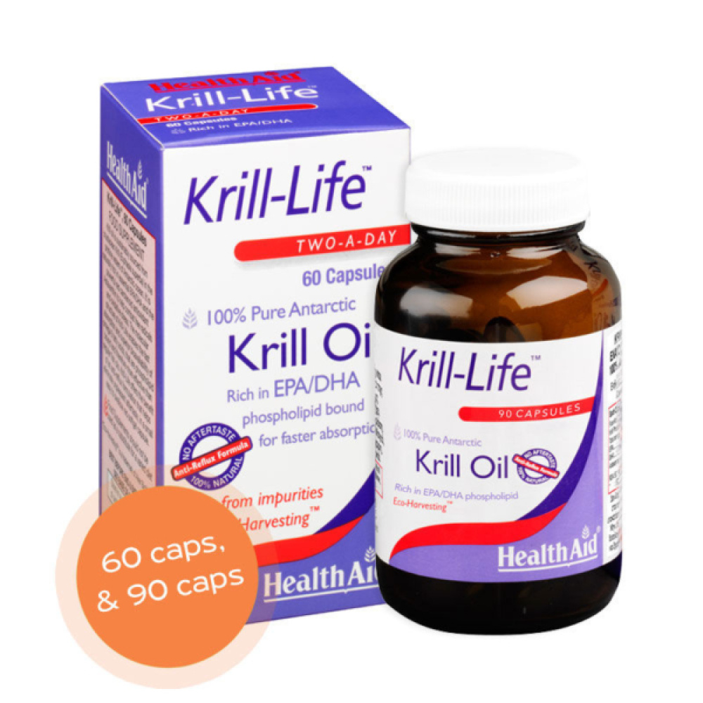 Health Aid Krill-life Έλαιο Κριλ Ανταρκτικής, 90 caps