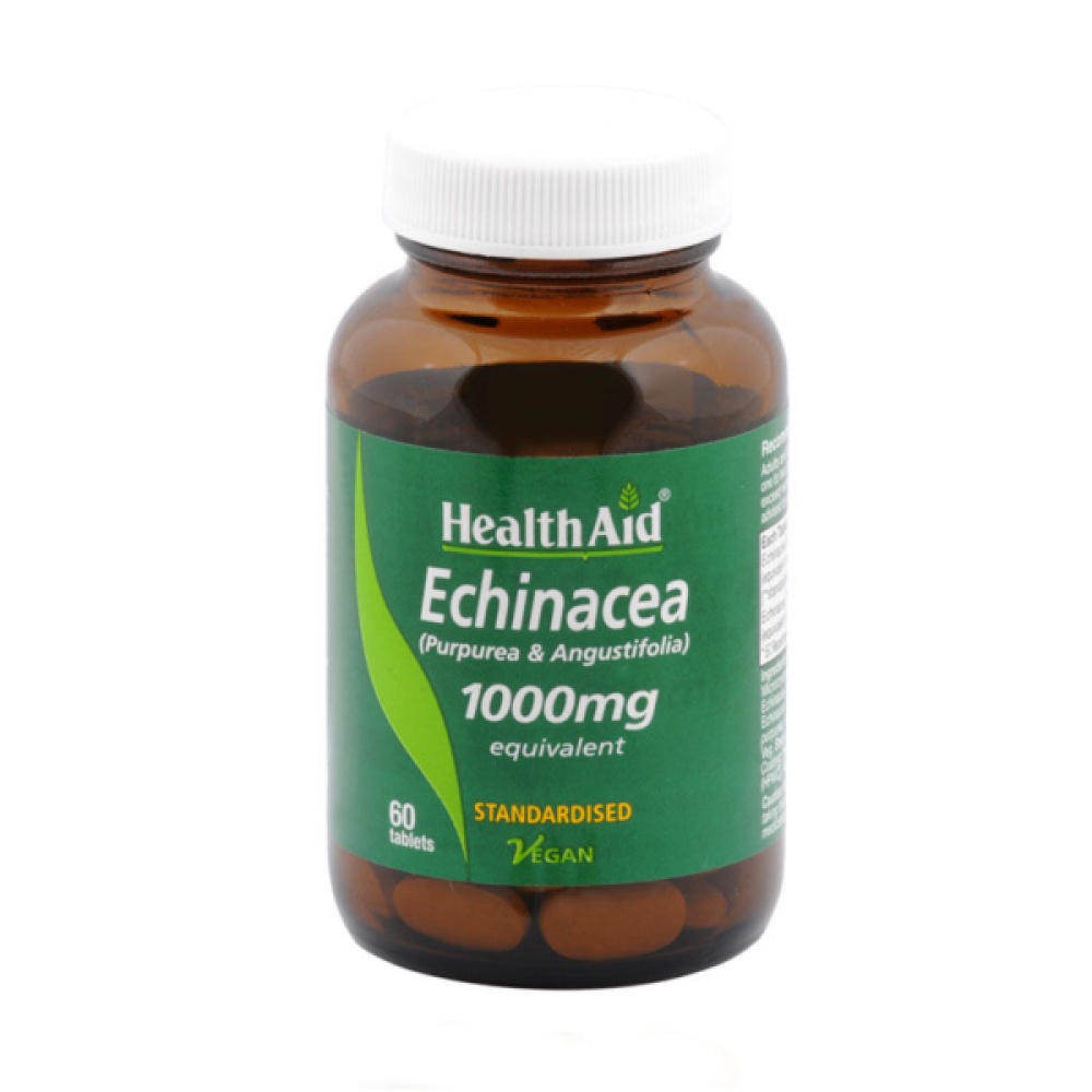 Health Aid Echinacea 1000mg Purpurea & Angustifolia 60 tabs