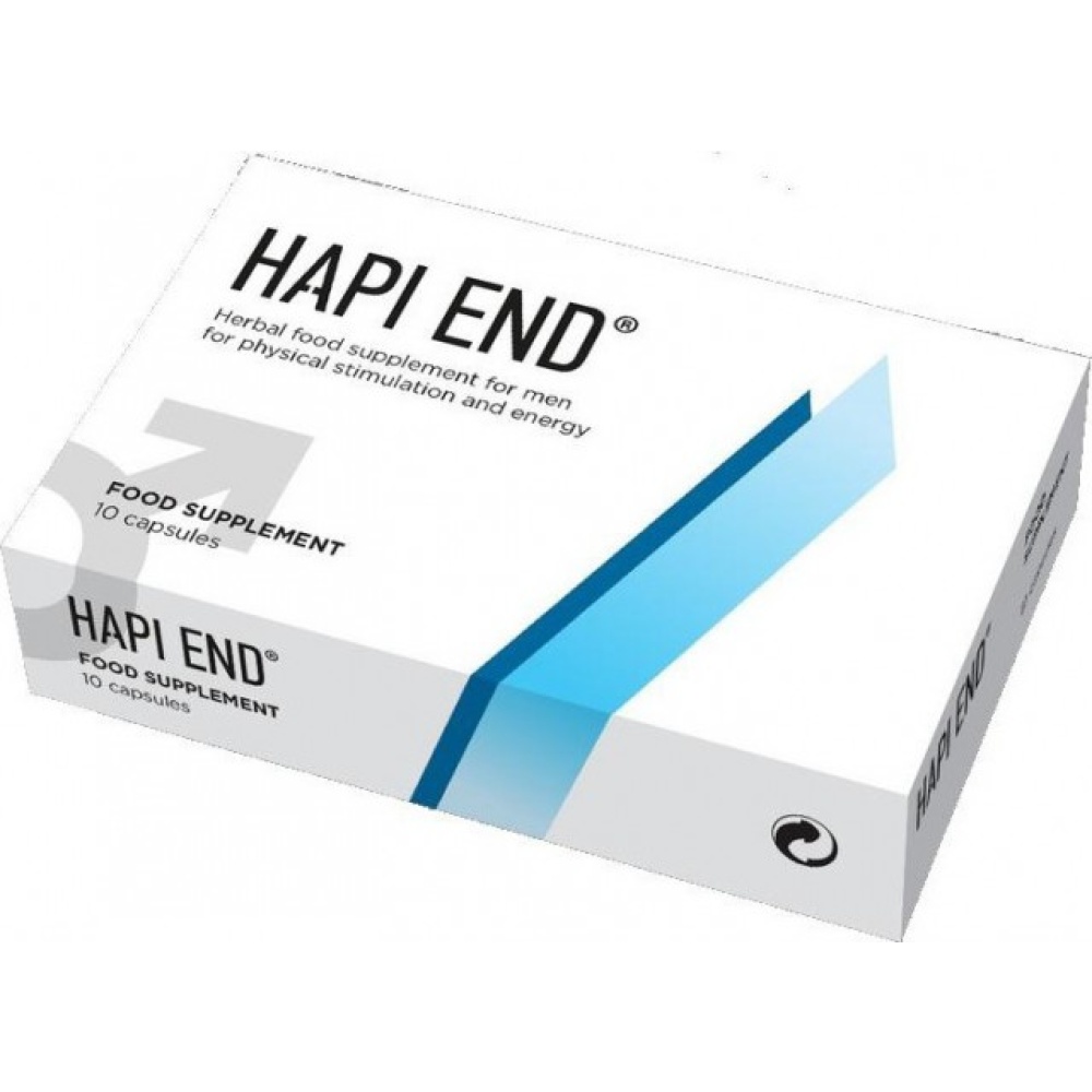 HAPI END Ανδρικό Συμπλήρωμα Διατροφής για Φυσική Διέγερση και Ενέργεια 10 δισκία
