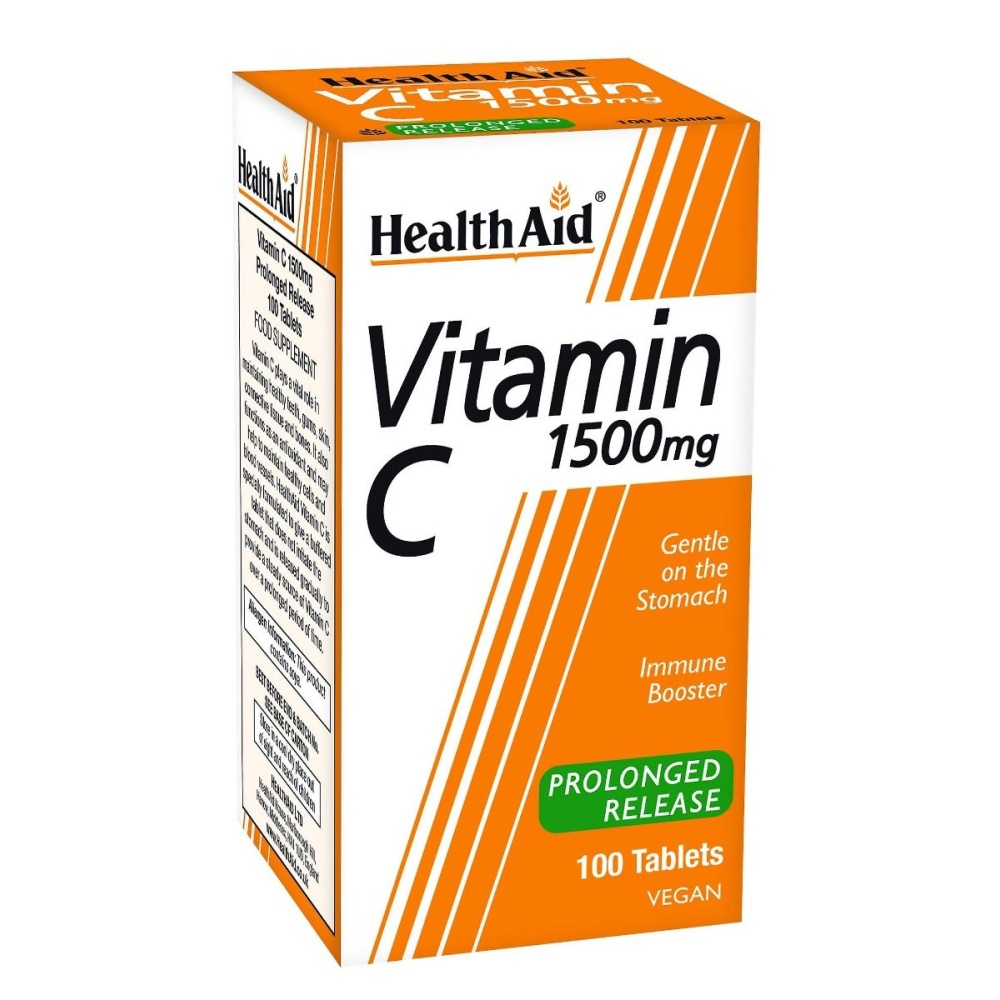 Health Aid Vitamin C 1500mg Prolonged Release 100 ταμπλέτες Health Aid