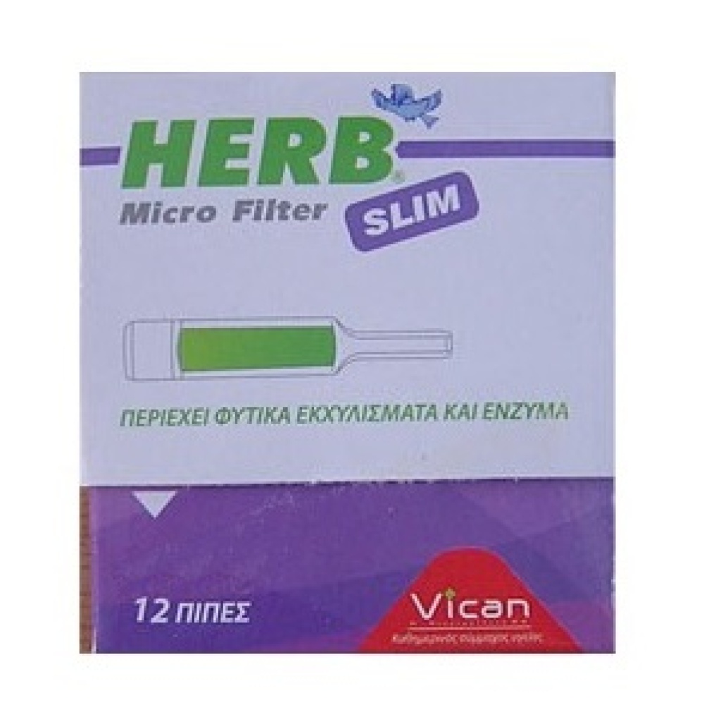 VICAN HERB MICRO FILTER SLIM 12ΤΜΧ.
