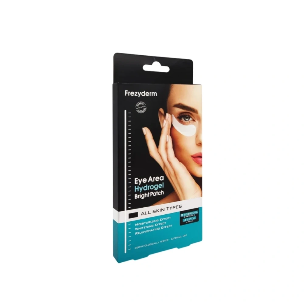 Frezyderm Eye Area Hydrogel Bright Patch Μάσκα/Επιθέματα Ματιών για τους Μαύρους Κύκλους 8τμχ
