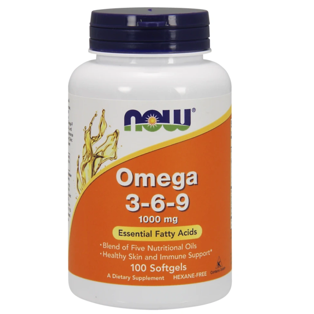Now Foods Omega 3-6-9 1000mg 100 Softgels