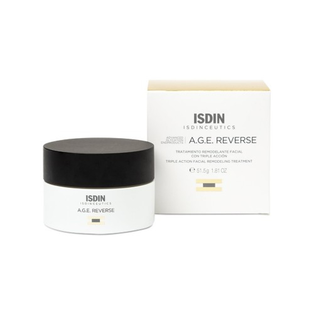 Isdin A.G.E. Reverse Day Cream Κρέμα Προσώπου Ημέρας με Τριπλή Αντιγηραντική Δράση, 50ml