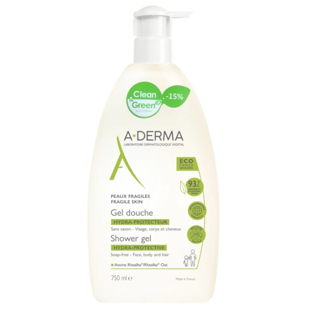 Aderma Shower Gel Hydra-Protective 750ml