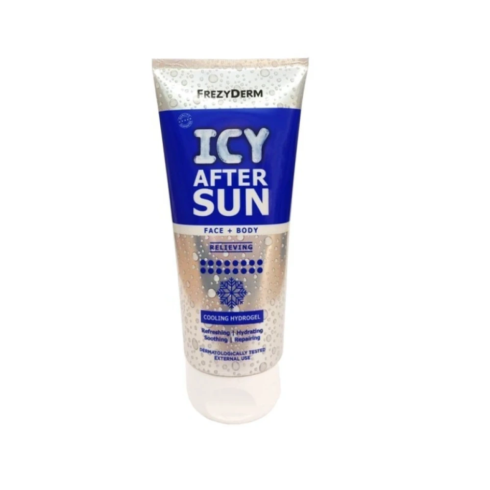 FREZYDERM Icy After Sun Face & Body Υδρογέλη Αποκατάστασης Δέρματος μετά την Έντονη Έκθεση στον Ήλιο 200ml