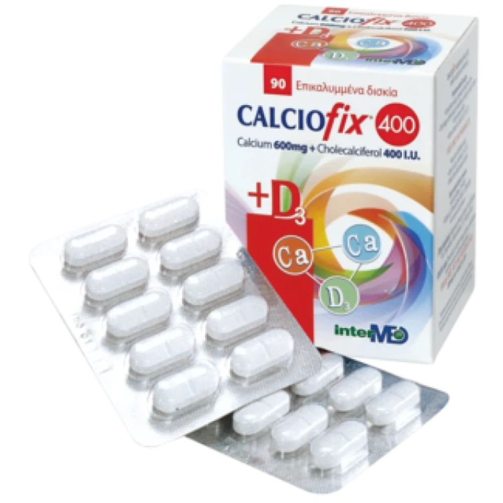 INTERMED CALCIOFIX 400 (CALCIUM 600MG+400IU D3) 90TABS