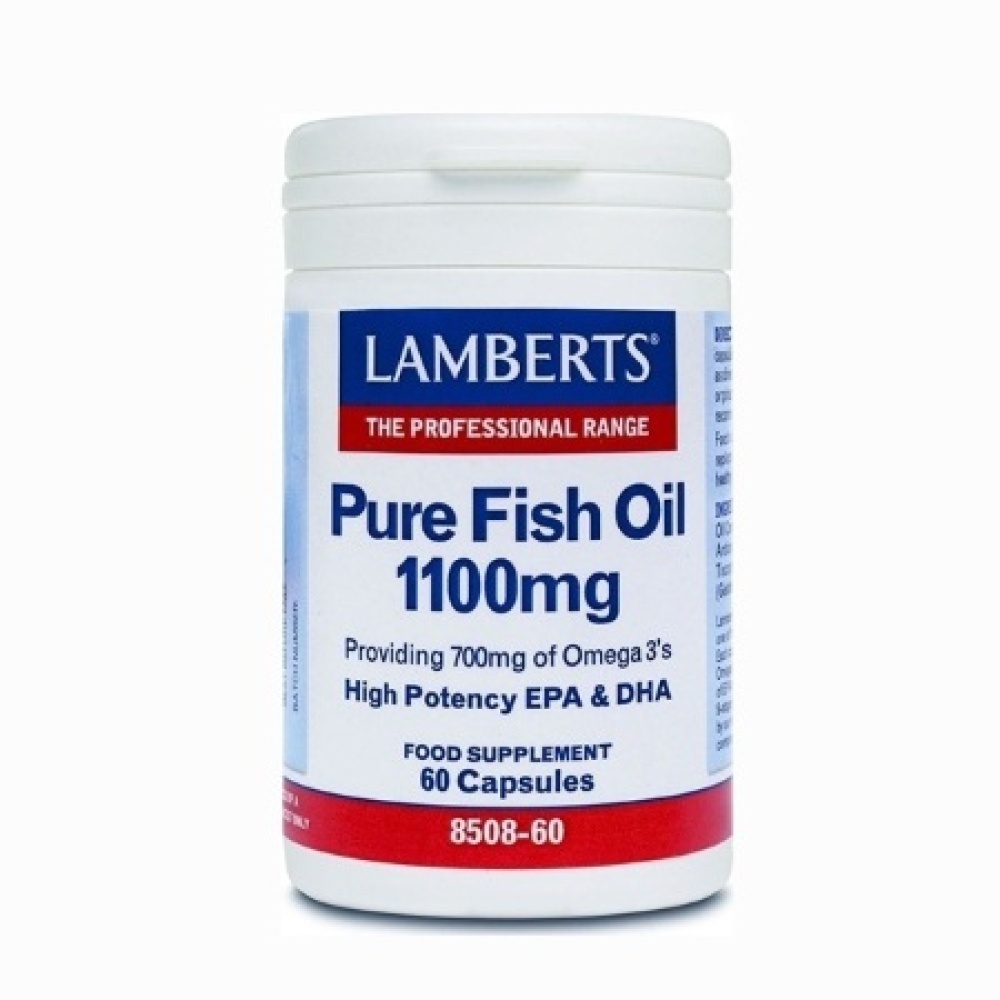 LAMBERTS PURE FISH OIL 1100MG 60CAPS