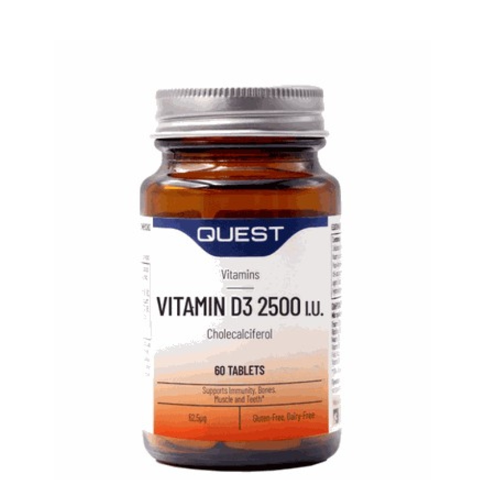 Quest Vitamin D3 2500iu 60tabs