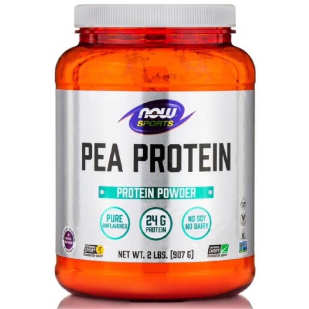 Νοw Sports Pea Protein Powder, 907g