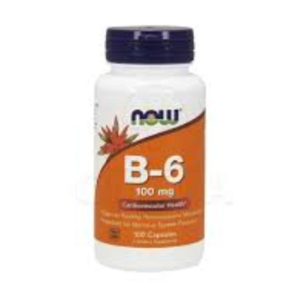 Now Foods B-6 100mg, 100caps