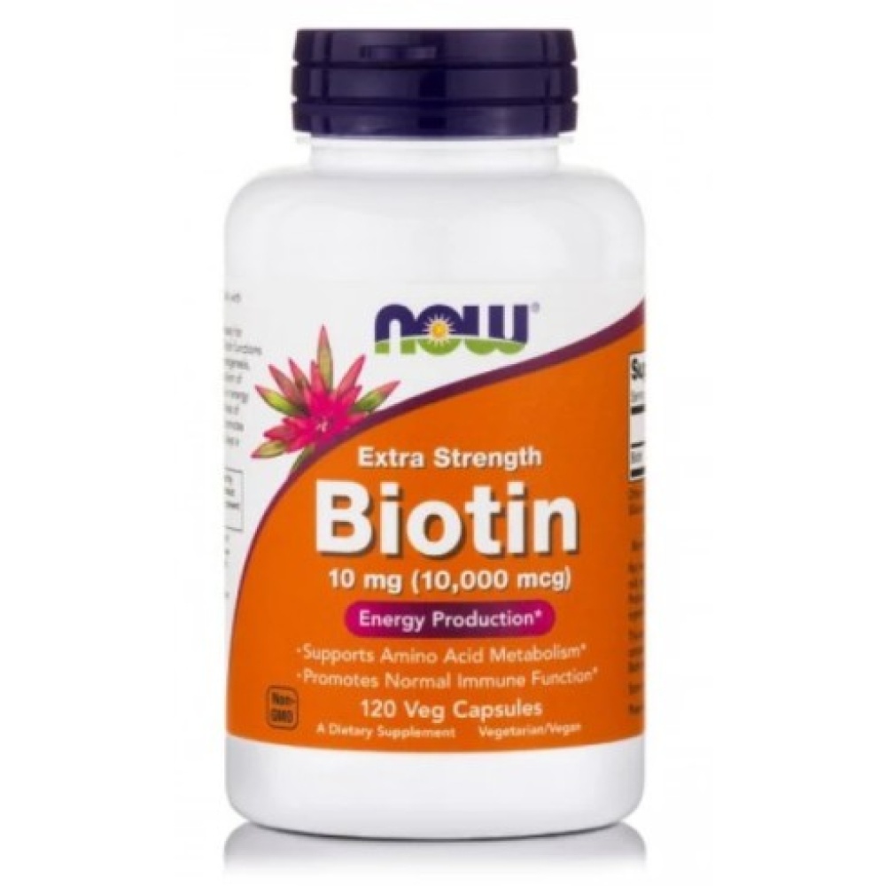 Now Foods Extra Strength Biotin 10mg,120 veg.caps